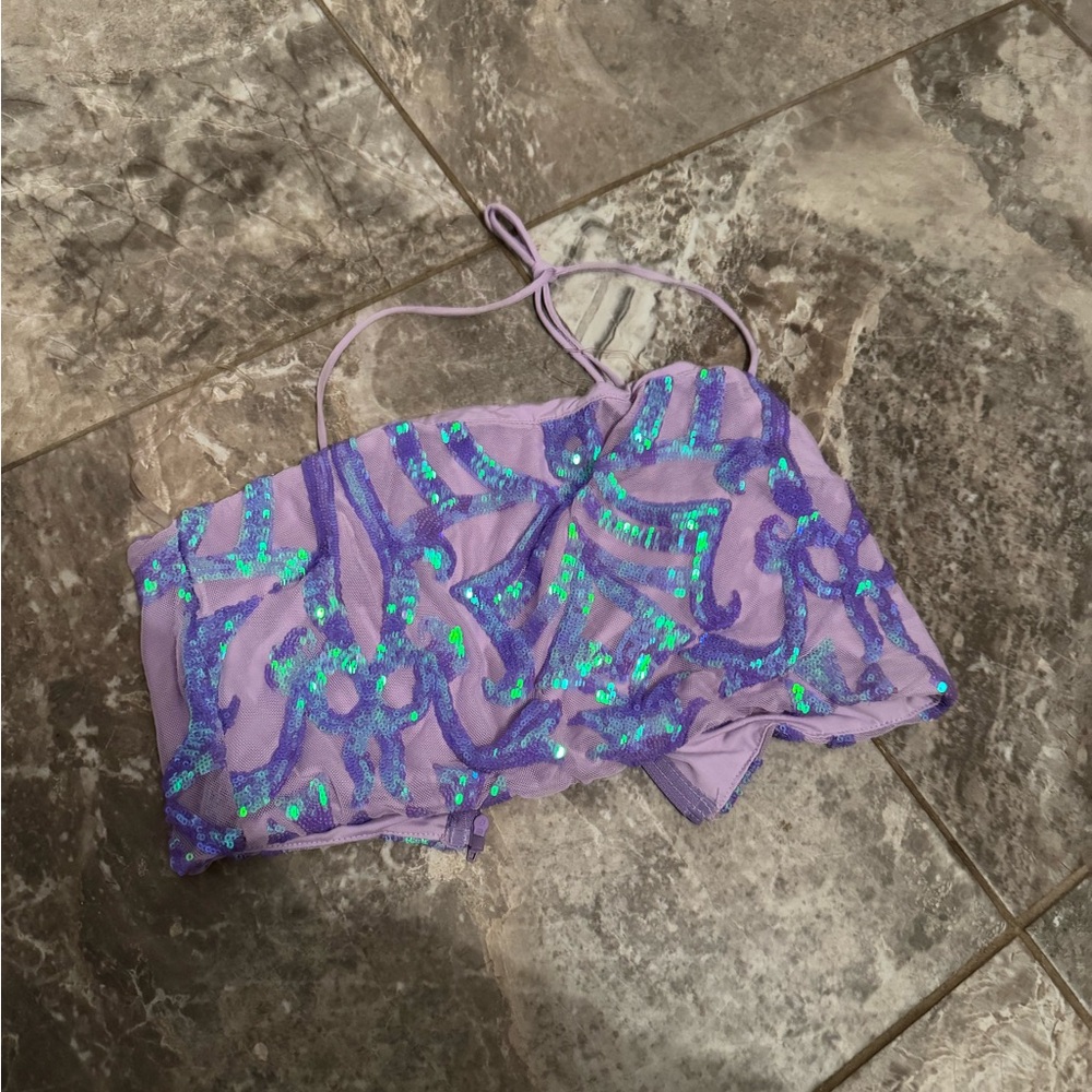 Purple Sequin Set